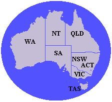 Map of Australia